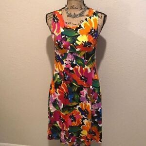 Nwot Cupio bright floral dress